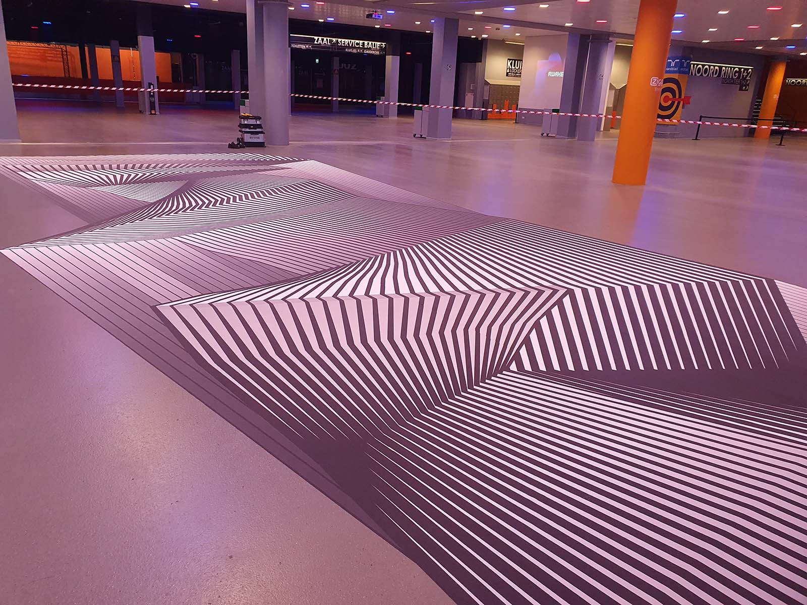 XXL vloersticker met 3D effect voor maximale impact