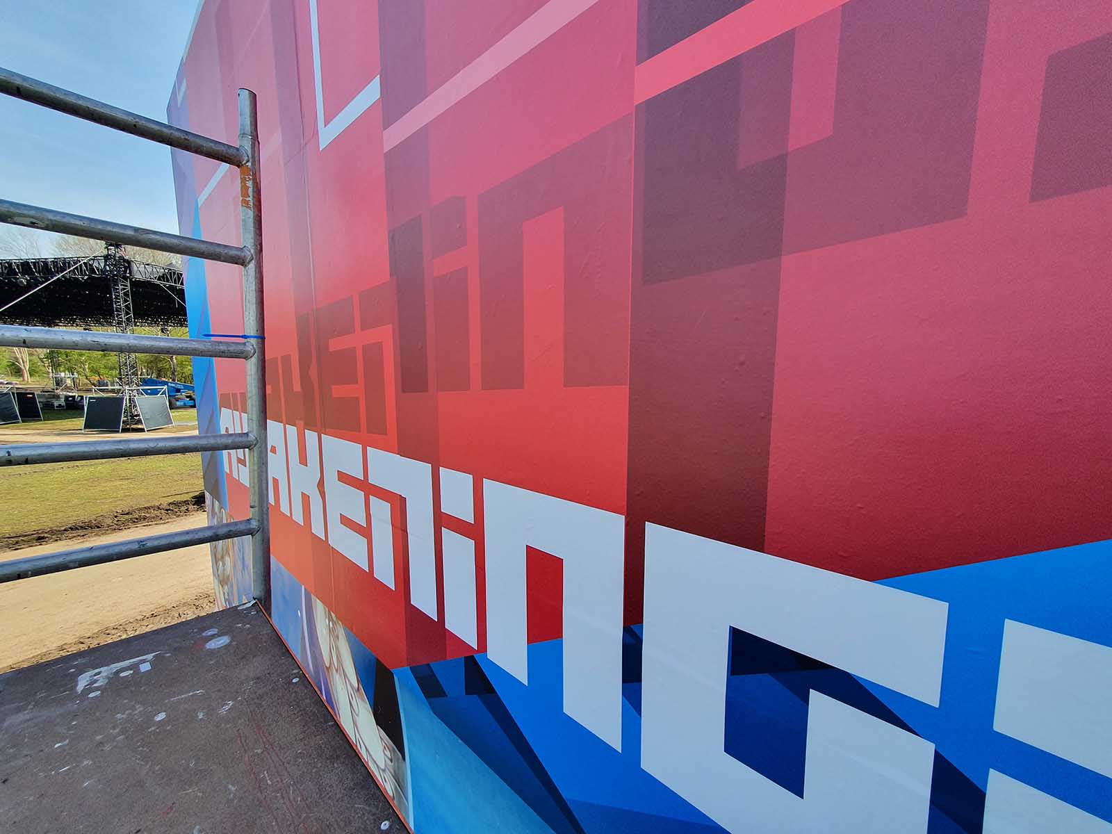 Groot formaat printing voor Awakenings Festival