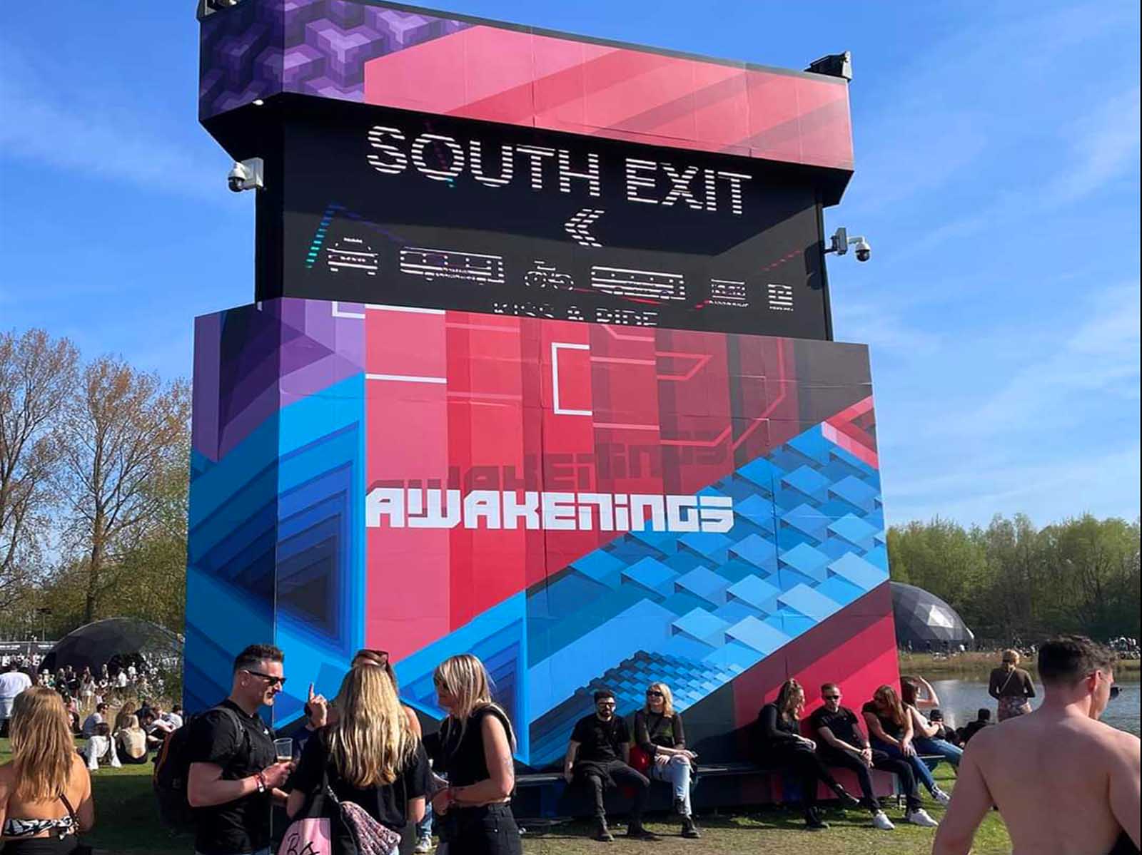 Large format printings for Awakenings Festival