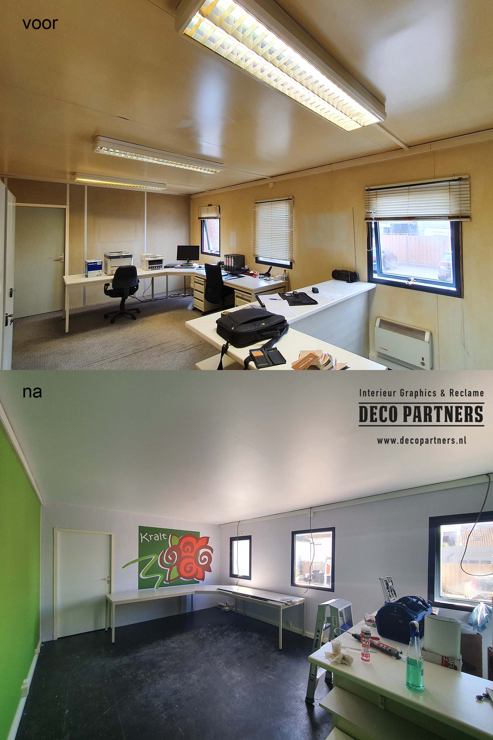 Wand en plafond bestickering - Interieur Restyle en Renovatie met interieurfolie en naadloos fotobehang