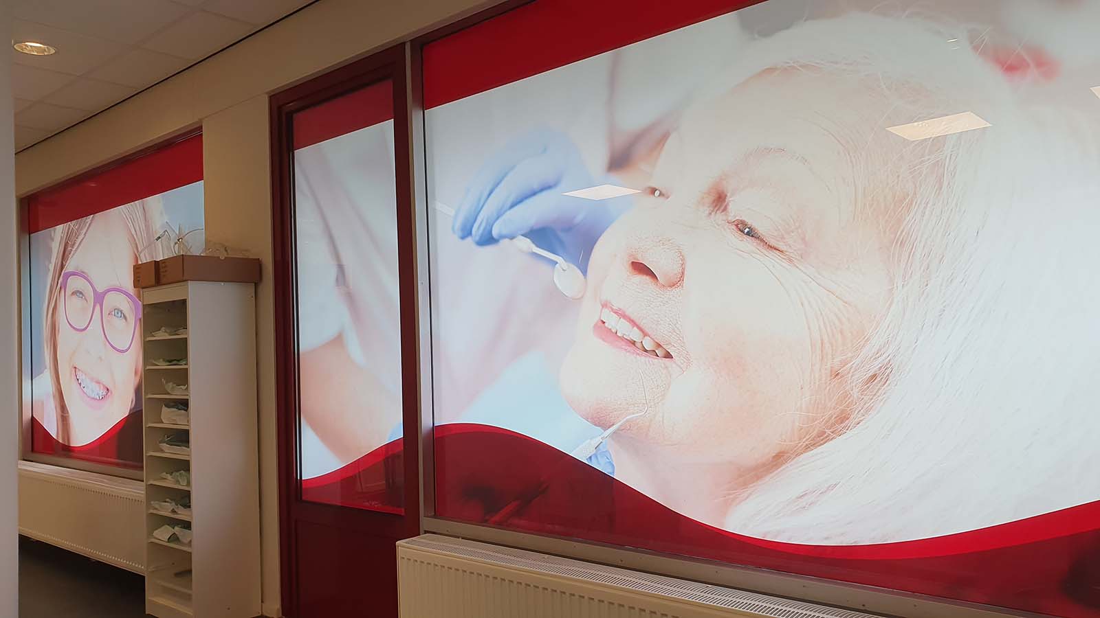 Privacyfolie met foto of reclame