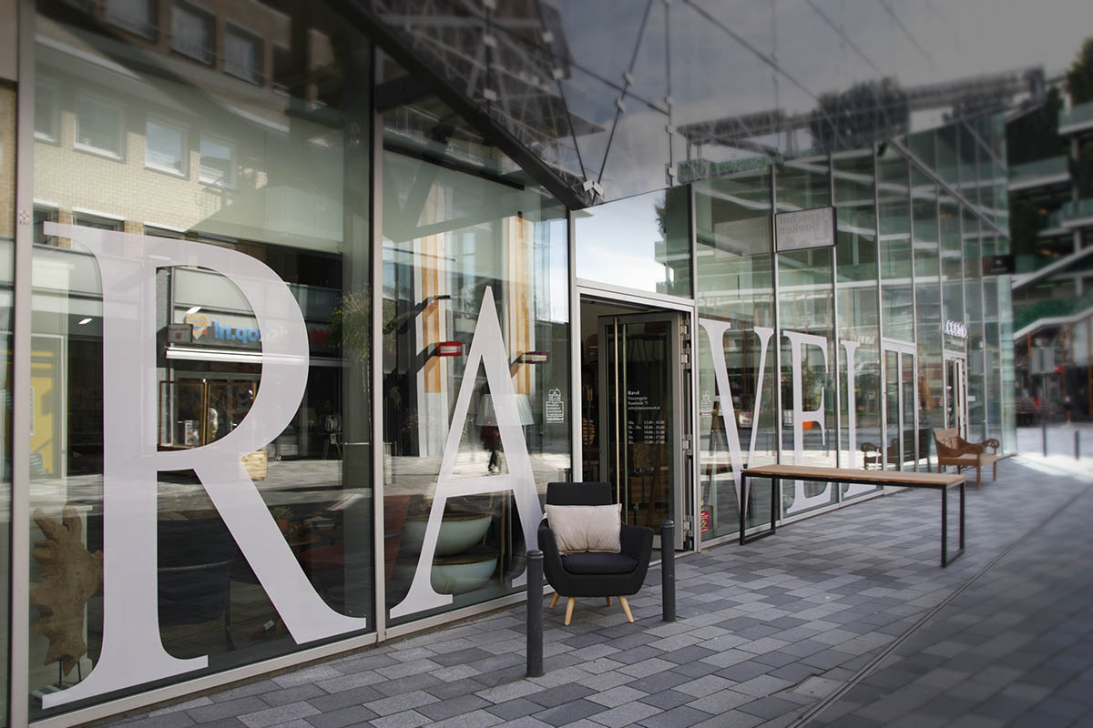 raambelettering winkelpand