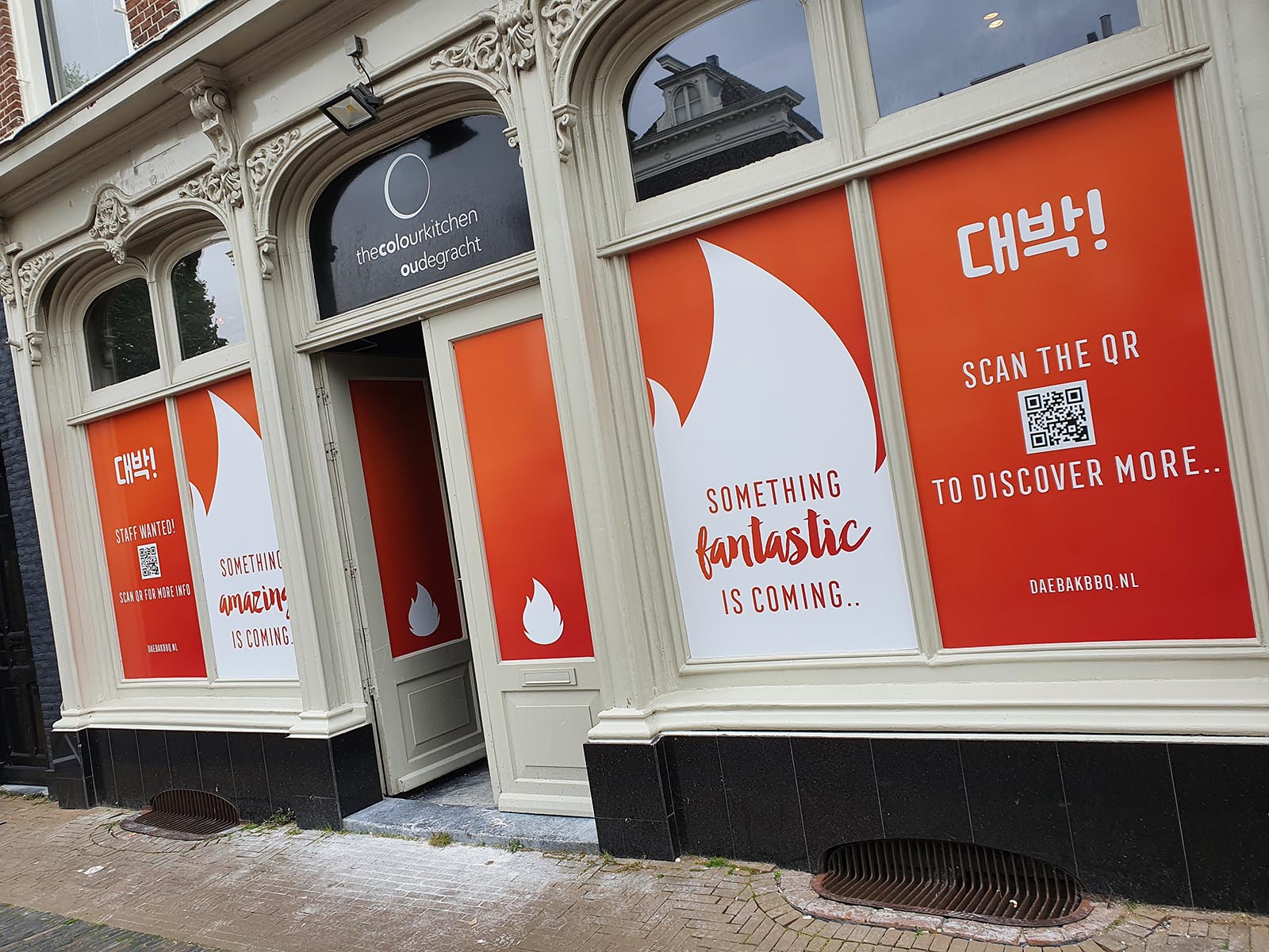 Raambestickering tijdens verbouwing of renovatie